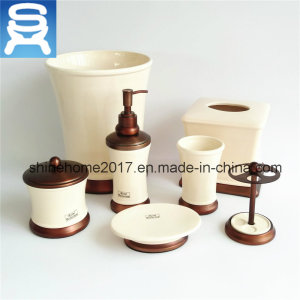 Metal Ceramic Bathroom Accessories/Bathroom Accessory Sets/Porcelain Bathroom Set