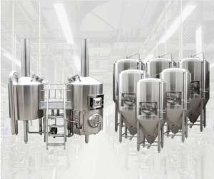 Micro Brewing Equipment/1000L Red Copper Beer Manufacturing Equipment