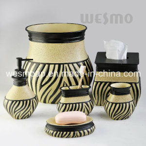 Middle East Style Polyresin Bath Accessories Set (WBP1126A)